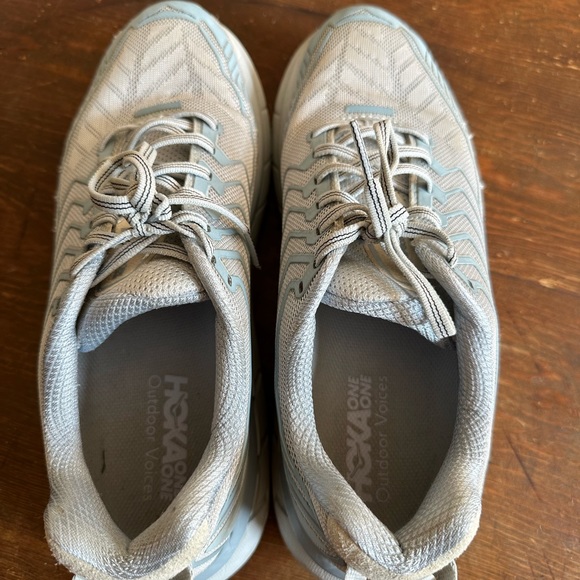 Hoka One One x Outdoor Voices Clifton 4 Sneakers Mist Blue - Picture 6 of 8